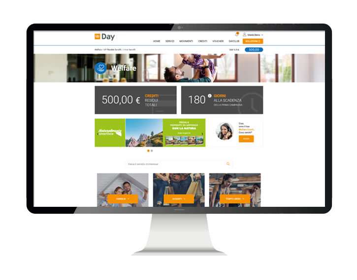 Portale Day Walfare: consultabile ovunque da smartphone, tablet e desktop